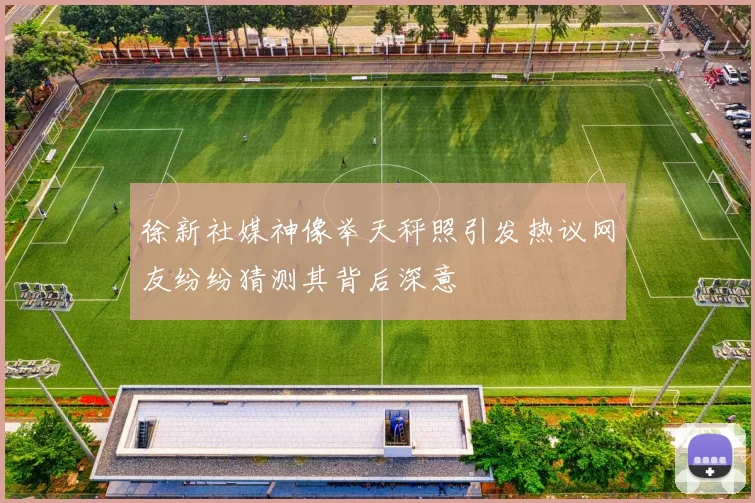 徐新社媒神像举天秤照引发热议网友纷纷猜测其背后深意